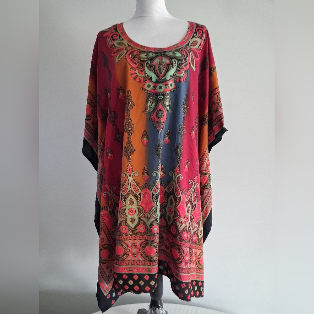 Kaftan Dress Multicolored One Size